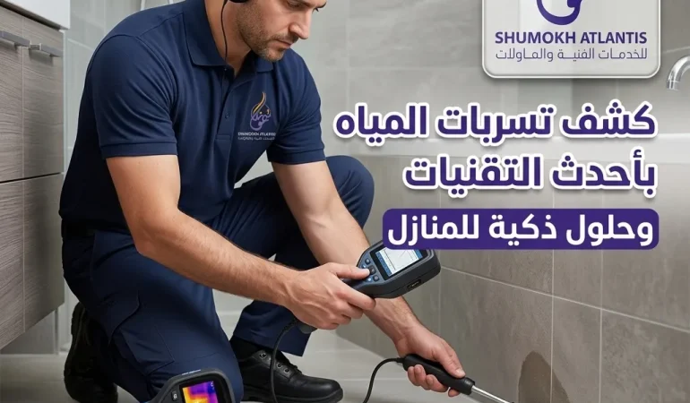 كشف تسربات المياه حي طيبة