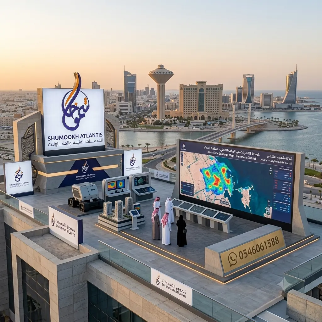 شركة شموخ أطلنتس تقدم خدمات جهاز كشف تسربات المياه في العقربية بأحدث الأجهزة الإلكترونية